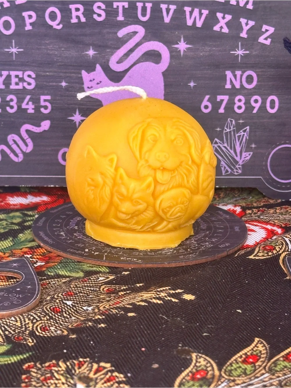 Dog Lovers Sphere Candle